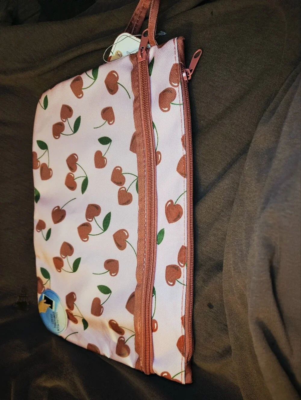 Swim Suit Sack Dual Zipper Pouch Bag